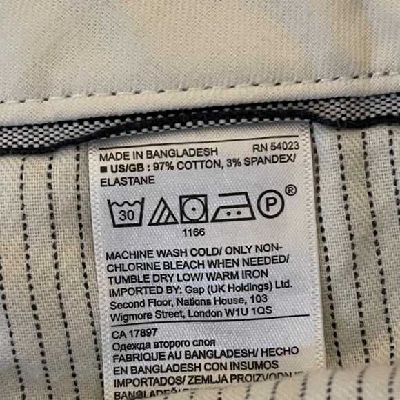 Banana Republic Aiden Gray Chino Shorts Men’s 35 - Picture 3 of 5